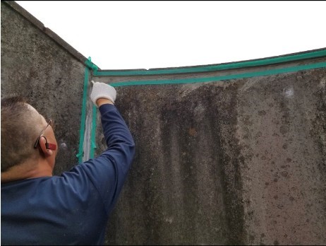 アパート屋上 雨漏り改修工事 愛媛県松山市余戸 雨漏りの応急処置もお任せください