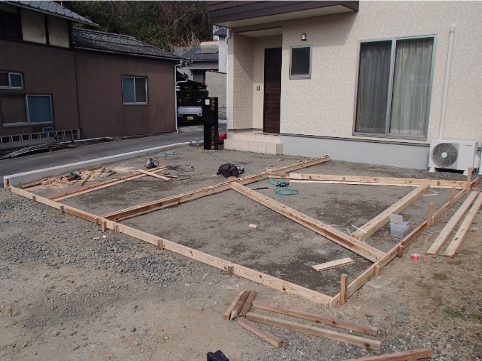 松山市 土間コンクリート工事 外構工事もお任せ下さい 松山市 土間コンクリート工事 外構工事もお任せ下さい