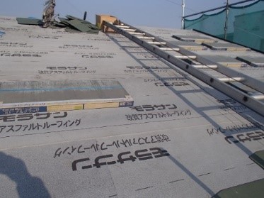 屋根葺き替え工事 伊予郡砥部町