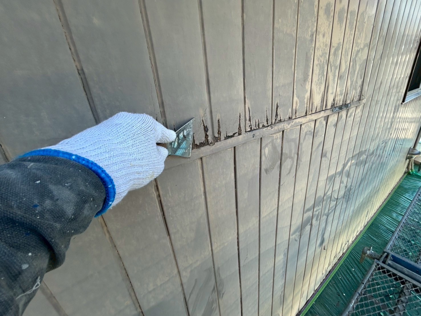 けれ庵作業中