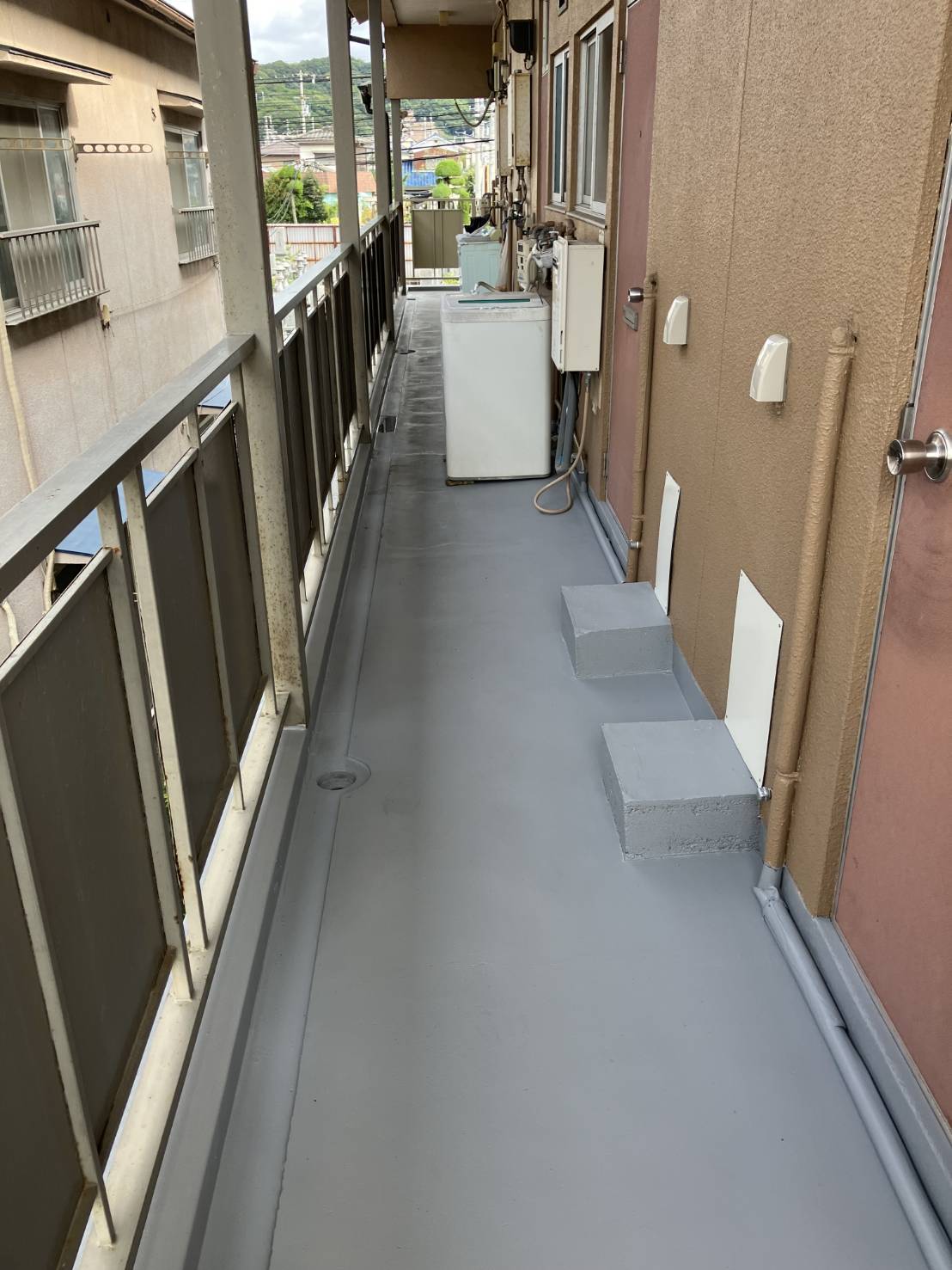 アパートの改修工事