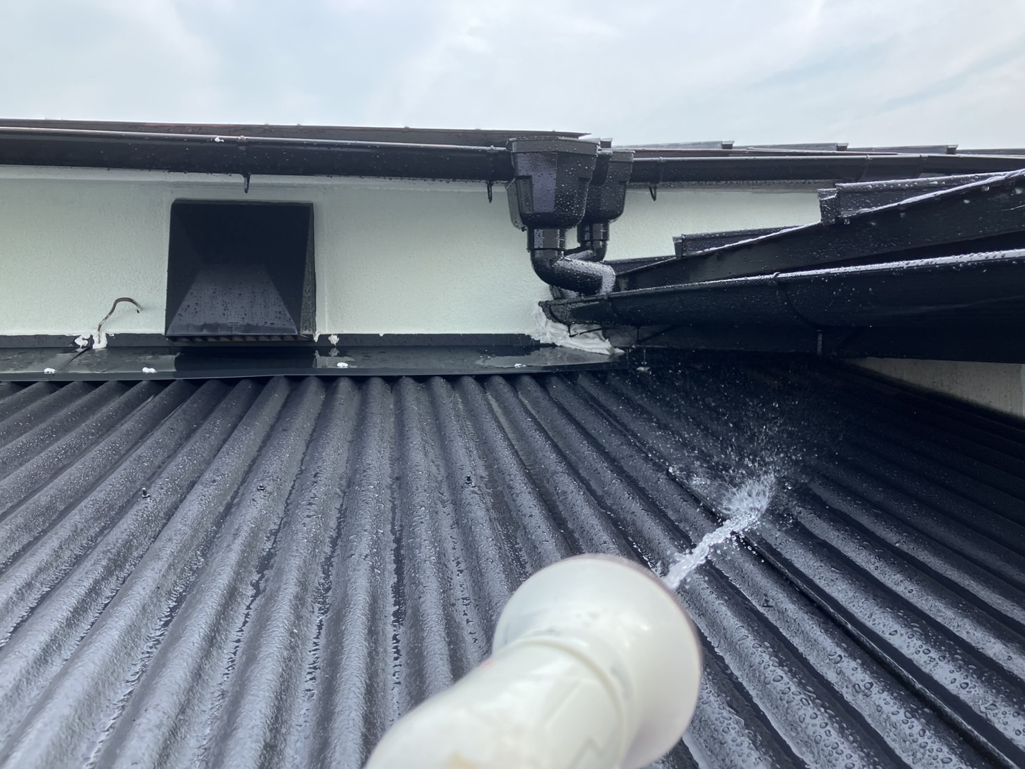 雨漏り散水調査