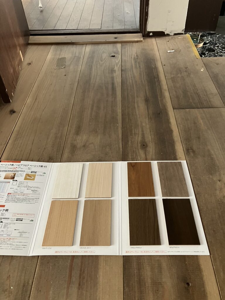 床ﾌﾛｰﾘﾝｸﾞ張り替え