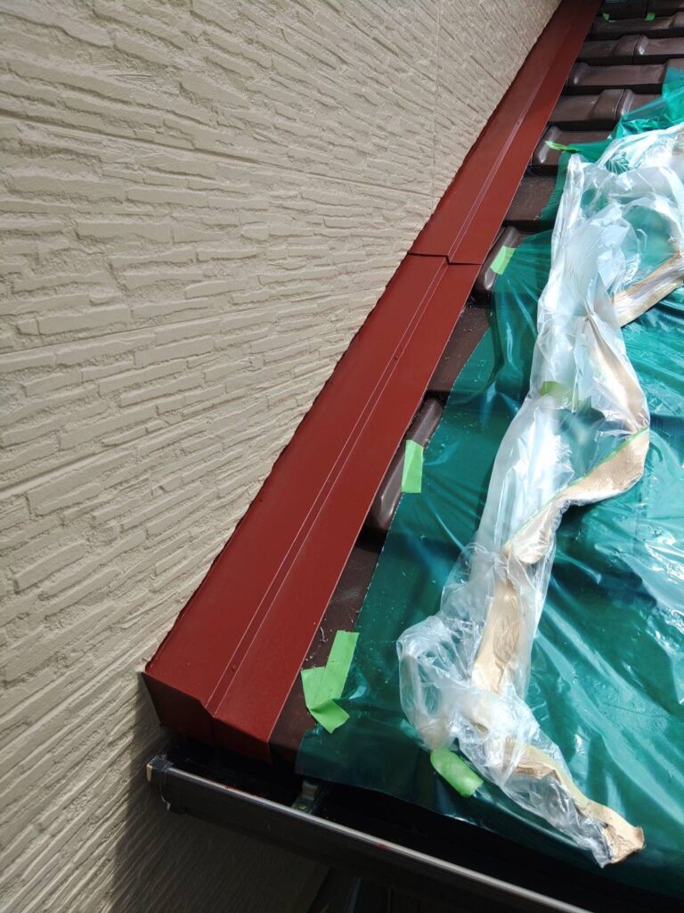 壁際＆基礎　水切り板金