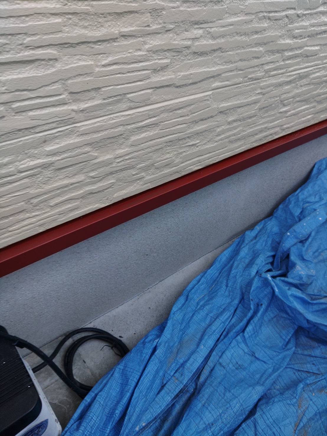 壁際＆基礎　水切り板金