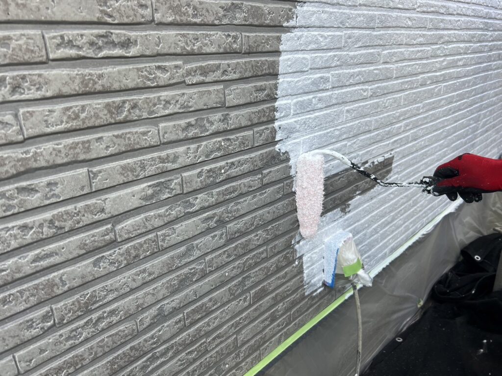 外壁塗装の下塗り