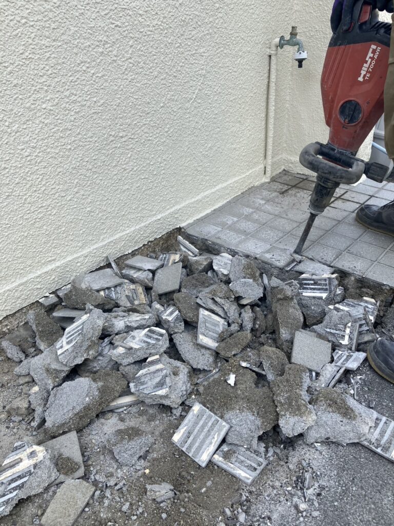 玄関アプローチ 外構工事