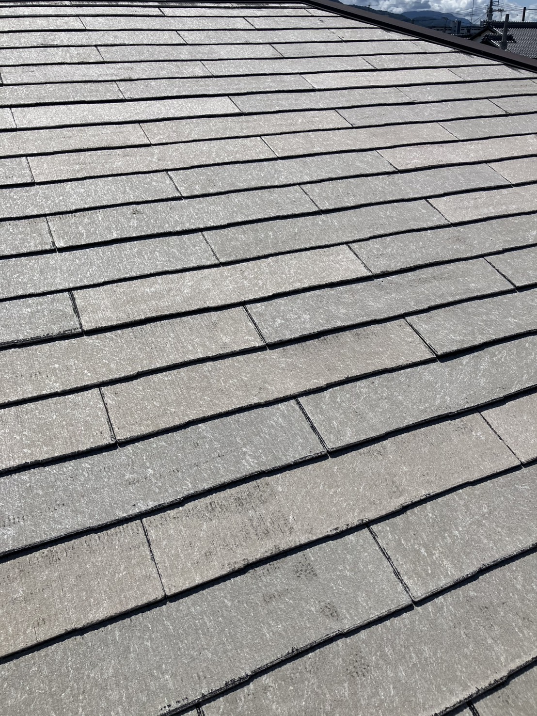 屋根塗装　高圧洗浄　下塗り