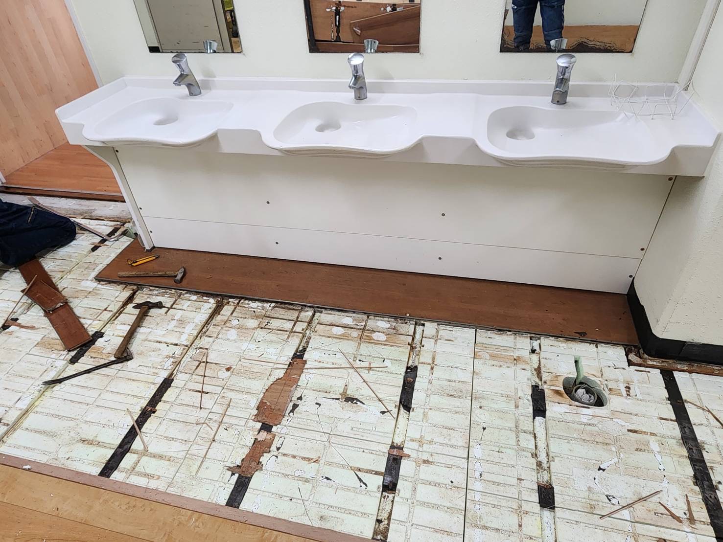 床鳴り 改修工事