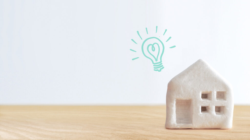 ひらめく家の画像