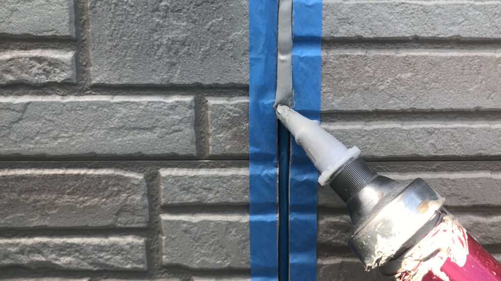 シーリングの二面接着の画像