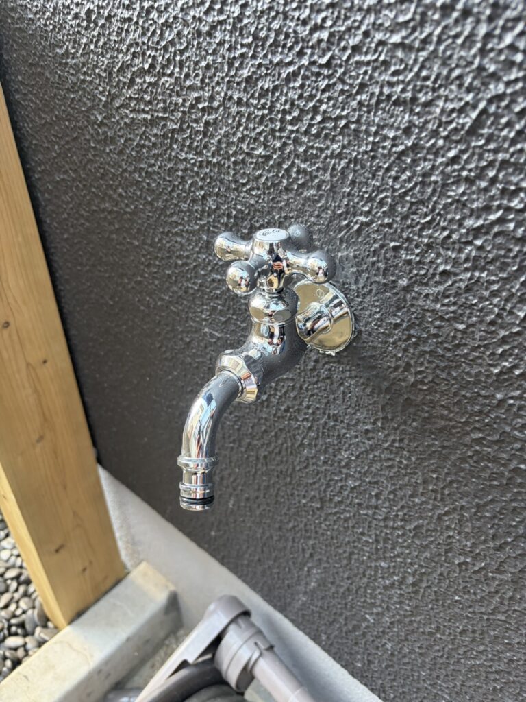 屋外水栓　交換