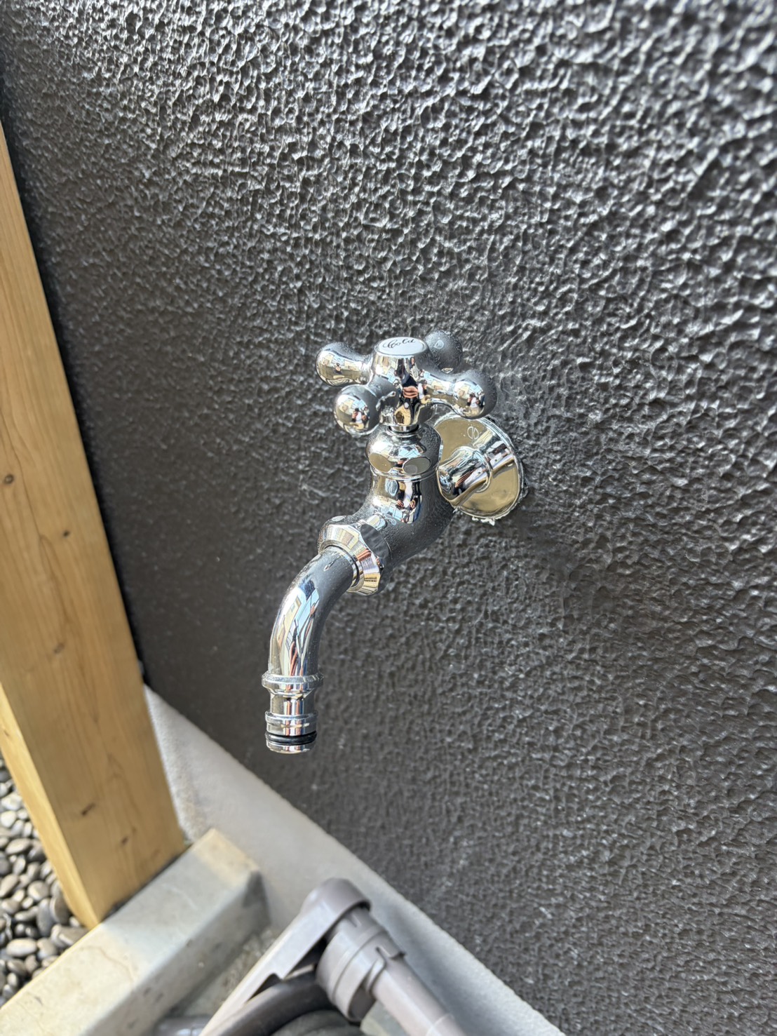 屋外水栓　交換