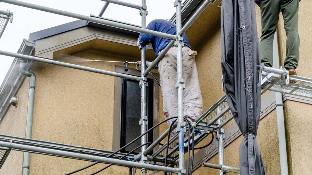 足場作業の画像