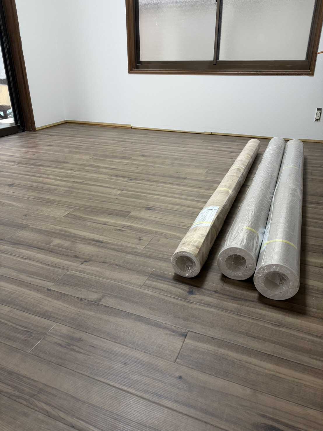 リビング床　ペット対応　クッションフロア張り　サンゲツ　HKシリーズ　HWシリーズ