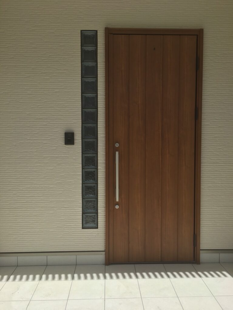 増改築　ガラスブロック新設